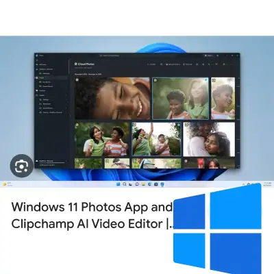 Microsoft Photo Editor Windows 11 photo app and Clipchamp AI Editor video